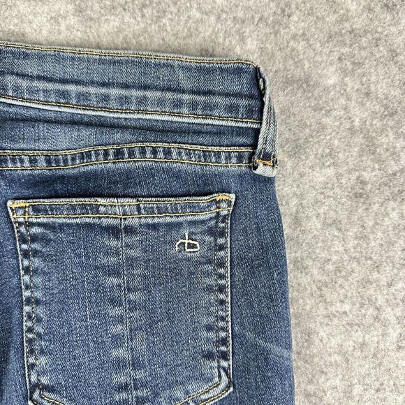 Rag & Bone Jeans Womens 26 Blue Skinny Capri in Sonoma Preppy Capsule Basic - Picture 10 of 14